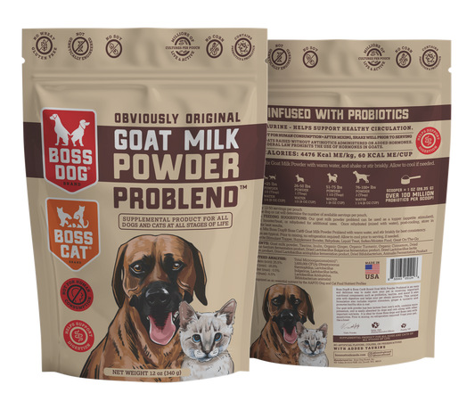 Boss Dog & Boss Cat Brands Launch Goat Milk Powder Problend: A Nutritional Powerhouse for Your Pets