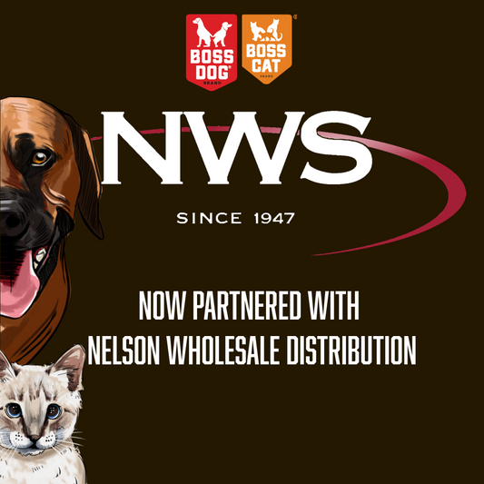 Boss Dog and Boss Cat Brands Announce Distribution Partnership with Nelson Wholesale Service