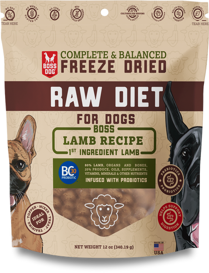 Boss Dog® Freeze Dried Diet Complete & Balanced Meals for Dogs - Lamb image