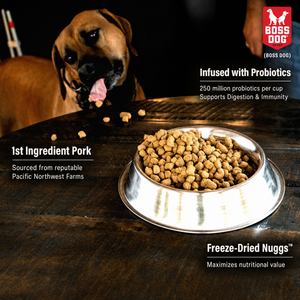 Freeze Dried Dog Food & Topper w/ Probiotics