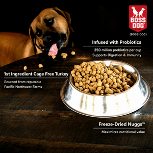 Freeze Dried Dog Food & Topper w/ Probiotics