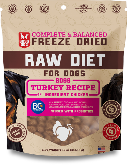 Boss Dog® Freeze Dried Diet Complete & Balanced Meals for Dogs - Turkey image