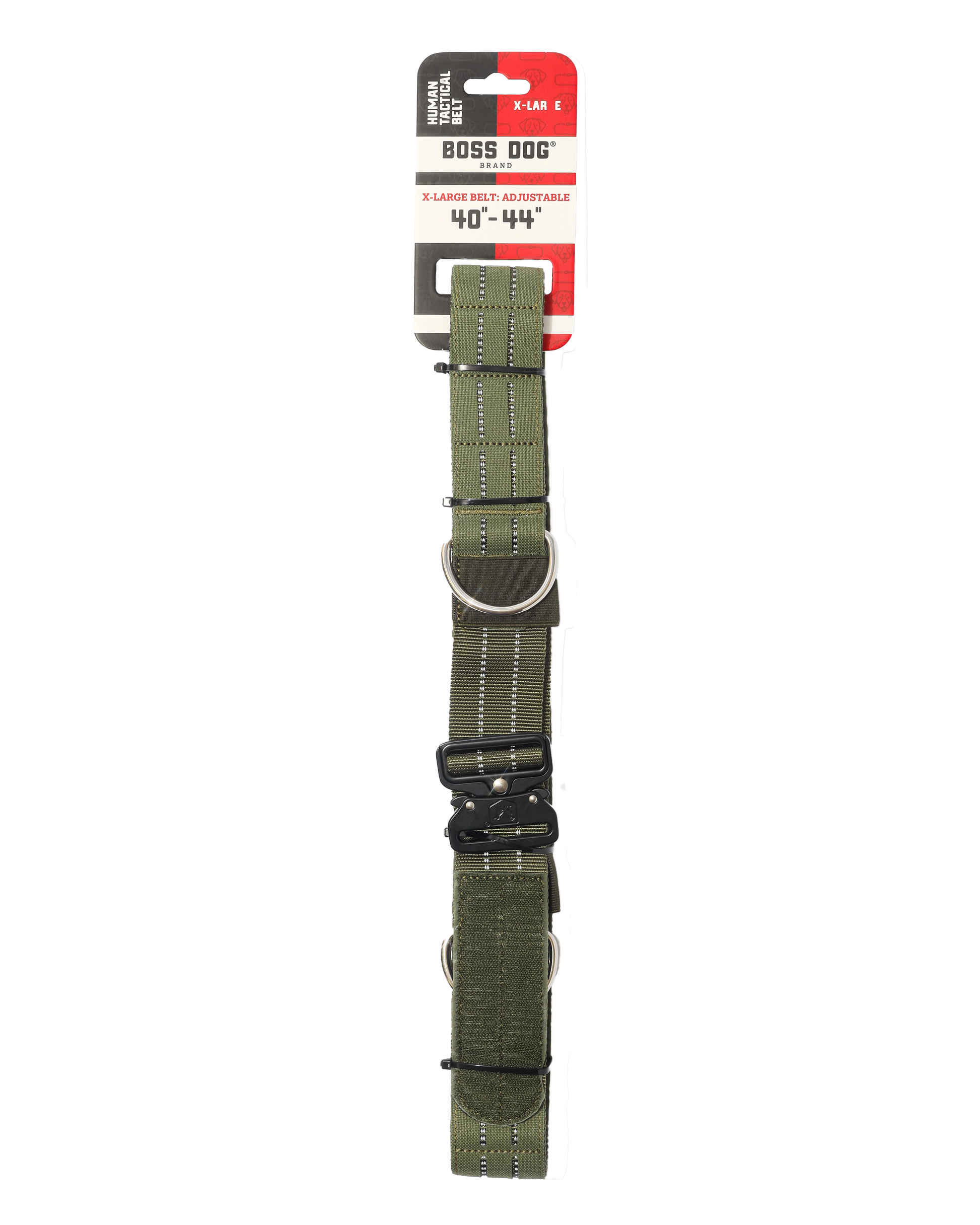 Boss Tactical™ Human Tactical Belt - Green, XL (40"-44" waist) image