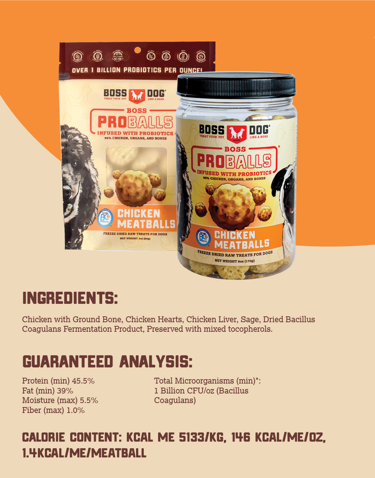 Proballs Treats w/ Probiotics
