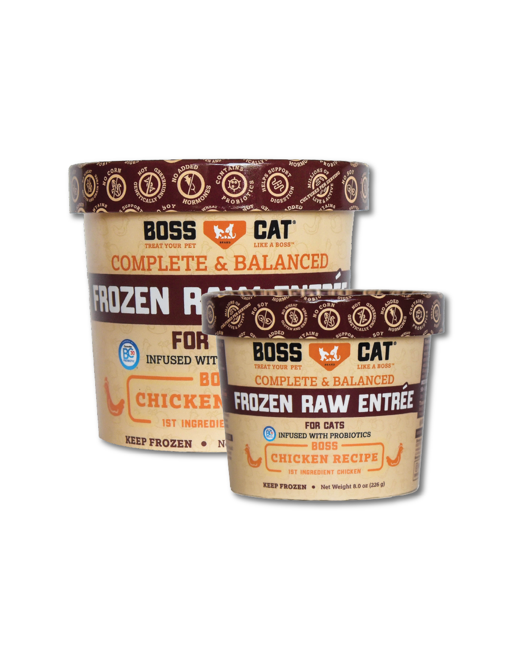 Boss Cat Raw Frozen Entree