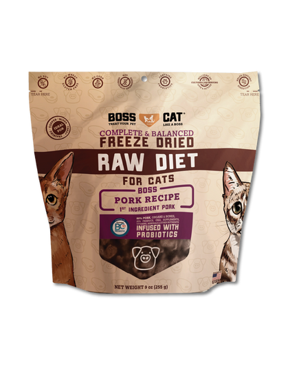 Boss Cat Freeze Dried Raw Diet for Cats