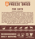 Freeze Dried Cat Food & Topper w/ Probiotics
