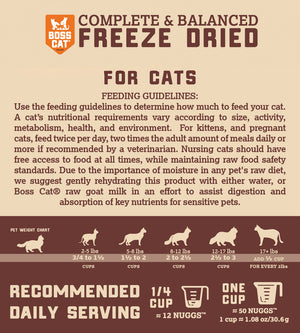 Freeze Dried Cat Food & Topper w/ Probiotics
