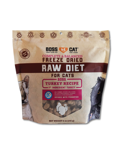 Boss Cat Freeze Dried Raw Diet for Cats