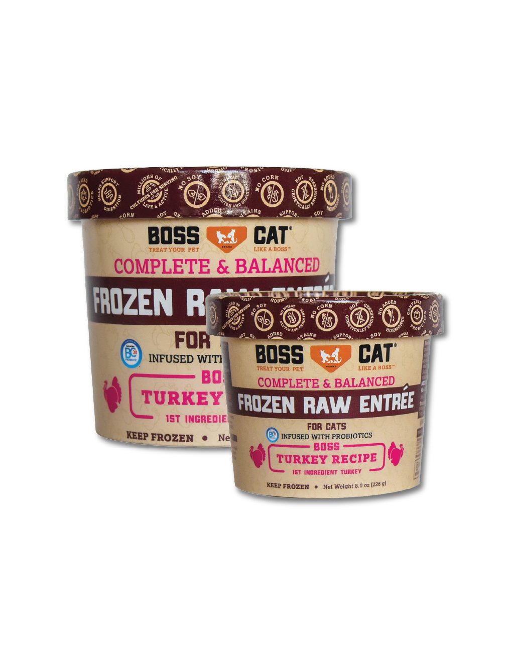 Boss Cat Raw Frozen Entree