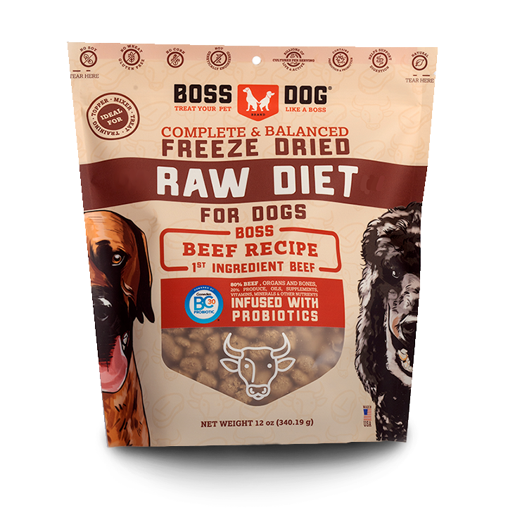 Boss Dog Freeze Dried Diet Complete & Balanced Meals for Dogs