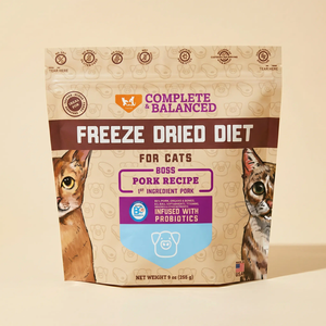 Freeze Dried Cat Food & Topper w/ Probiotics