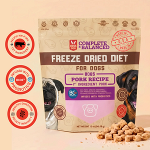 Freeze Dried Dog Food & Topper w/ Probiotics