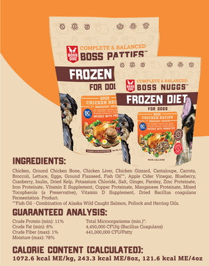 Frozen C&B Meals for Dogs: Patties & Nuggs