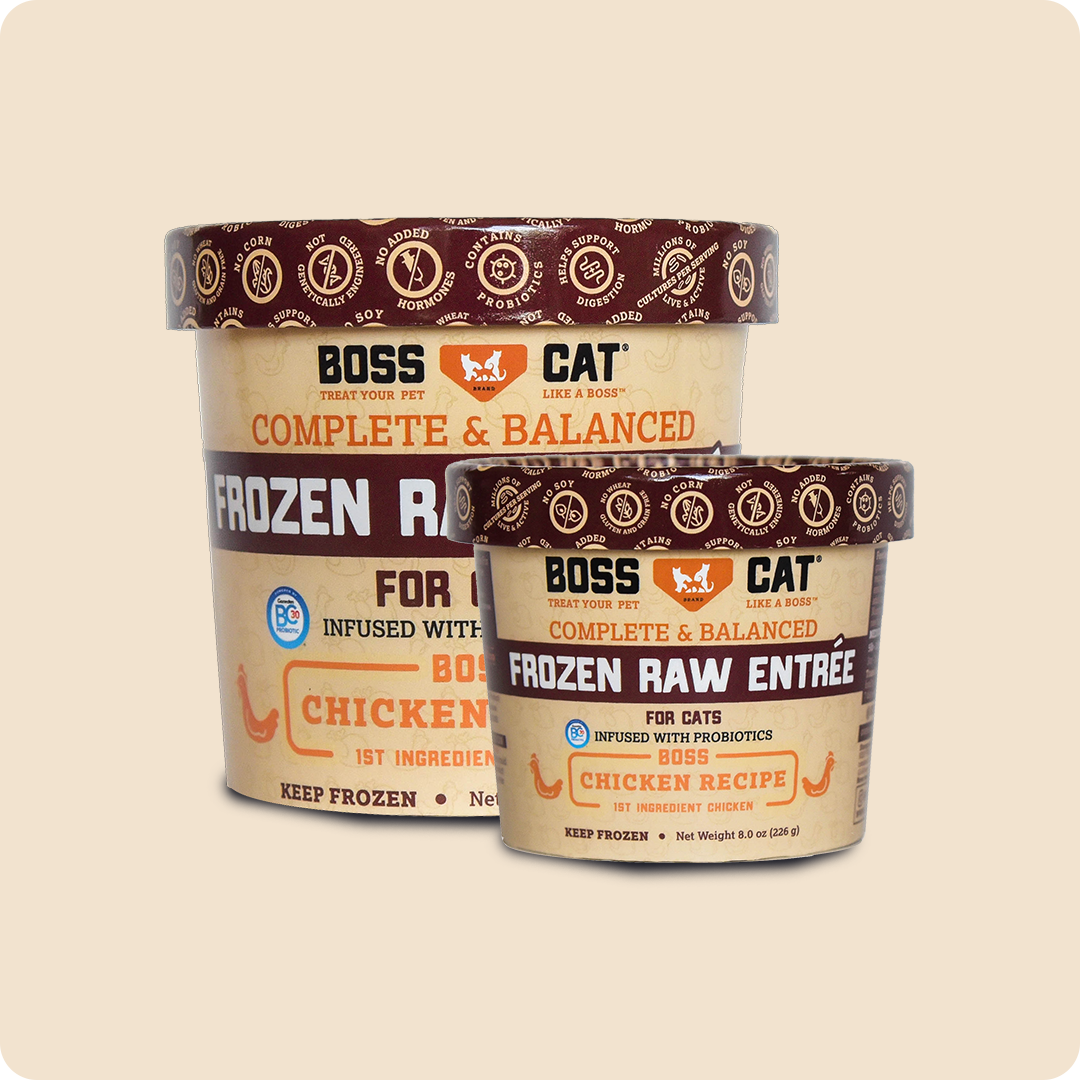 Boss Cat Raw Frozen Entree