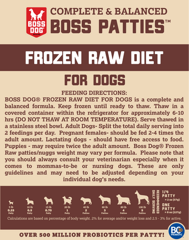 Boss Dog Patties Boss Nuggs