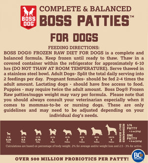 Frozen C&B Meals for Dogs: Patties & Nuggs
