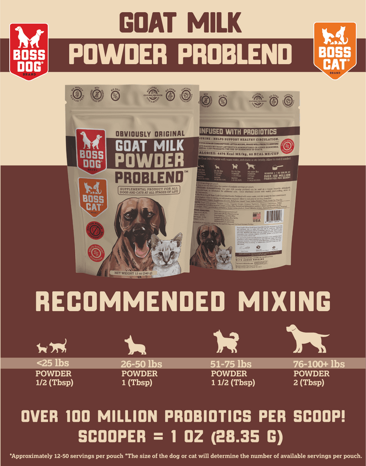 Goat Milk Powder Topper w/ Probiotics