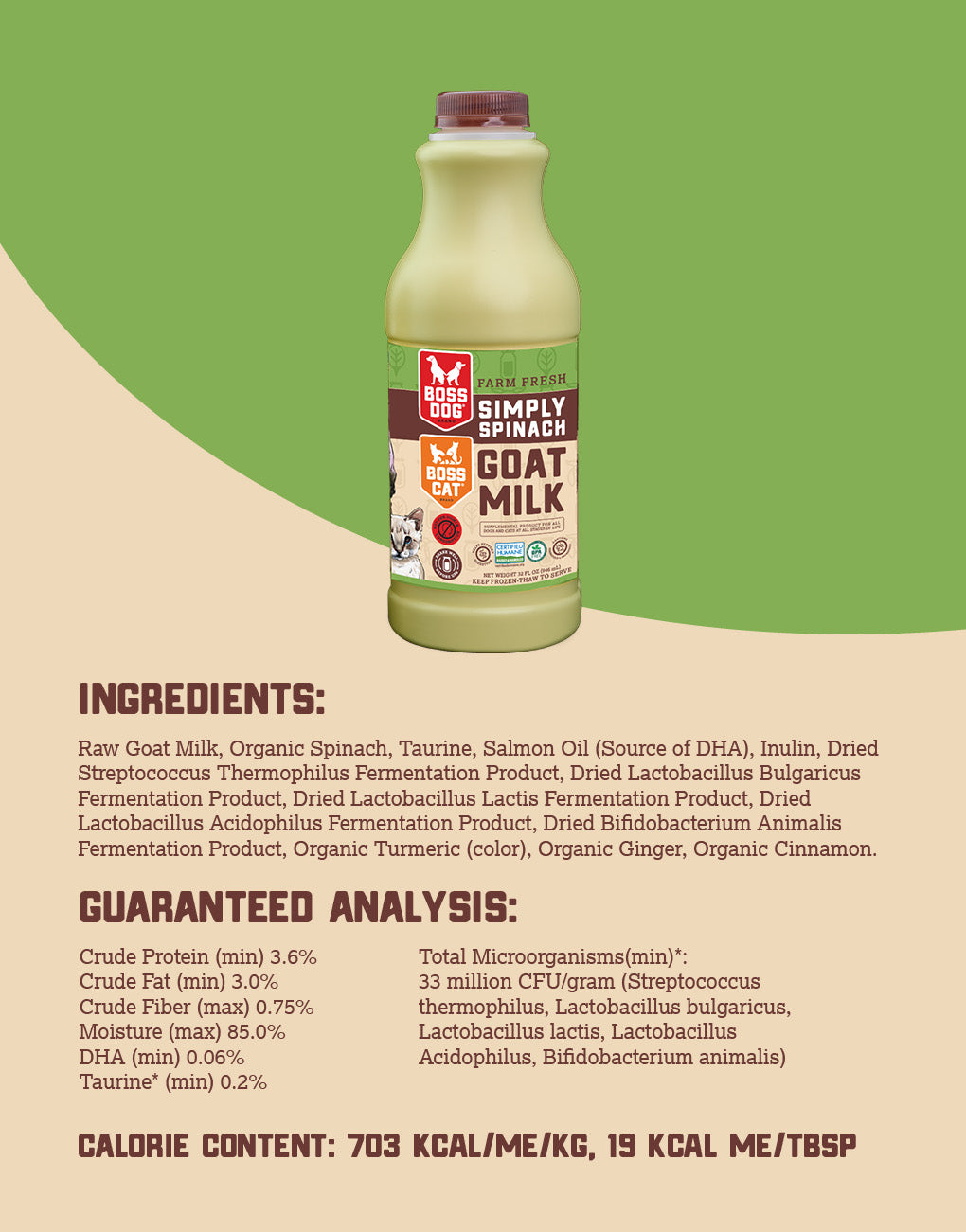 Goat Milk w/ Probiotics