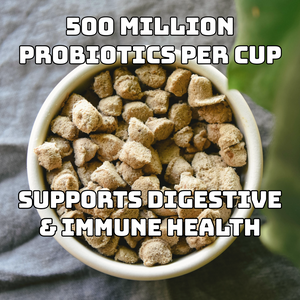 Freeze Dried Cat Food & Topper w/ Probiotics