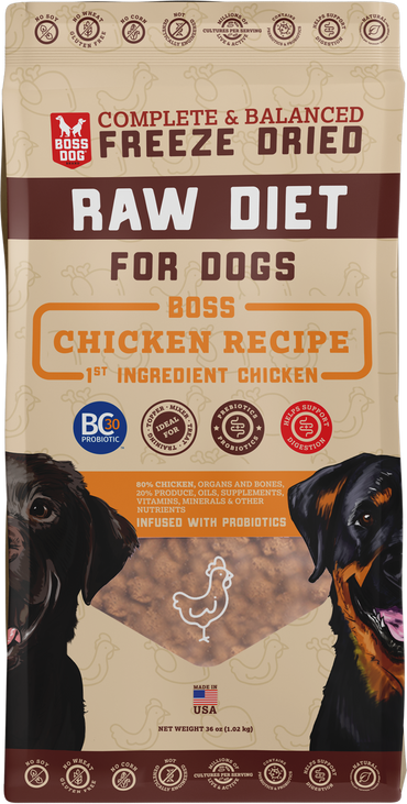 Boss Dog® Freeze Dried Diet Complete & Balanced Meals for Dogs - Chicken image