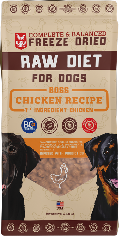 Boss Dog® Freeze Dried Diet Complete & Balanced Meals for Dogs - Chicken image